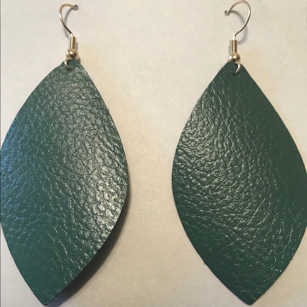 Vegan Leather Earrings